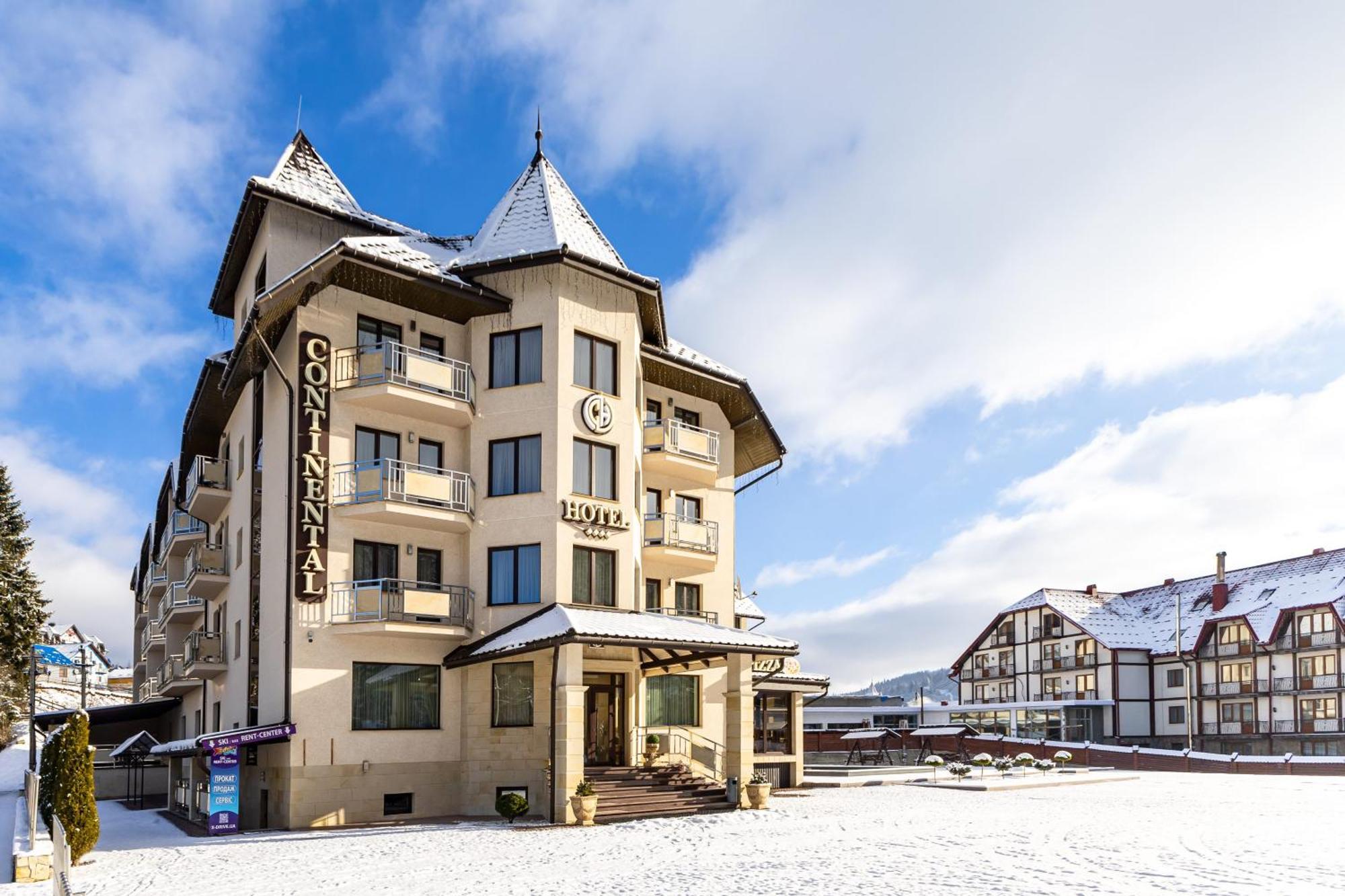 Continental Spa Resort Bukovel Bagian luar foto